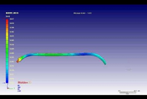 植入件2翹曲變形 總位移 植入件2翹曲變形 總位移