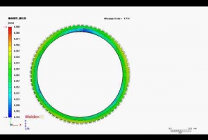 鏡筒 翹曲變形 總位移