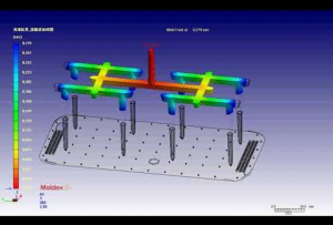 薄件1 充填結果 薄件1 充填結果
