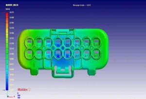連接器 翹曲變形 總位移